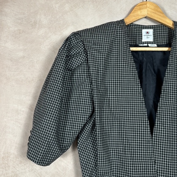 VTG Emanuel Ungaro ter Jacket Women 8 Avant Garde French Couture 80's Cropped - Picture 3 of 12